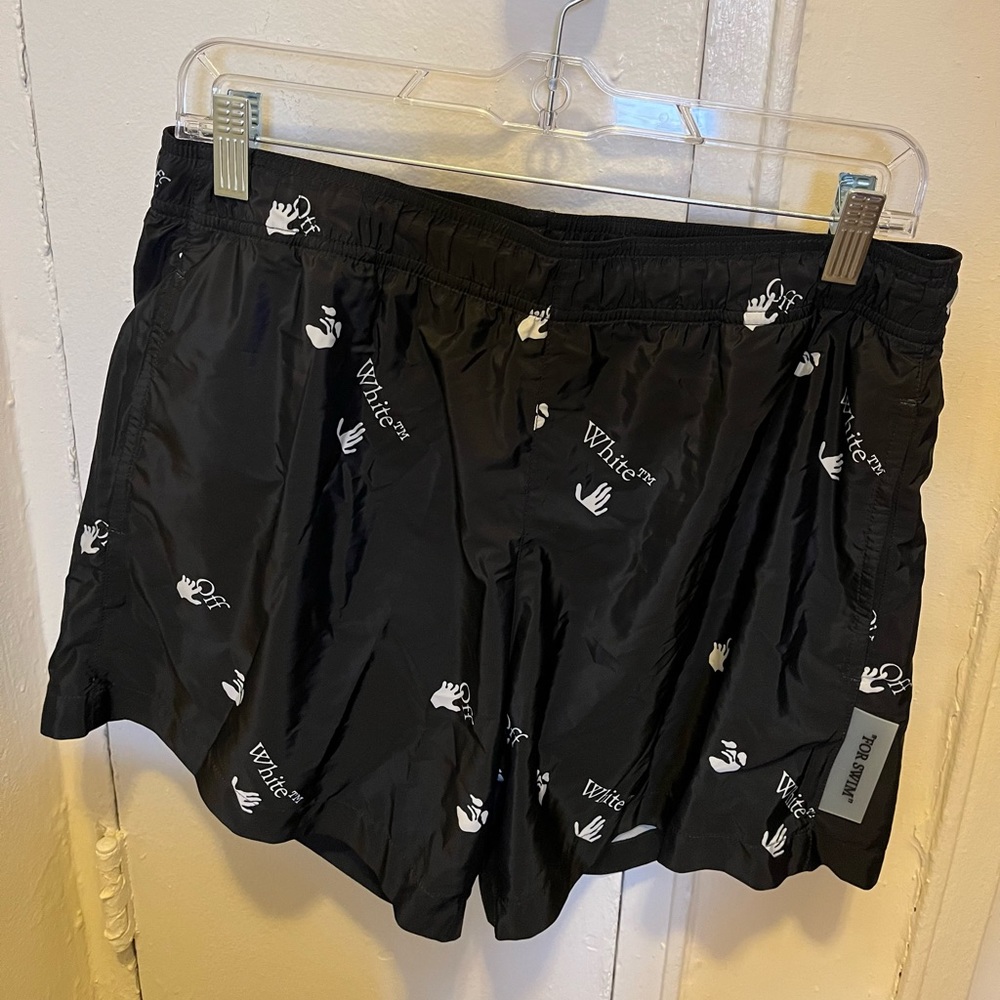 Men’s Off-White Swim Shorts Size Large
